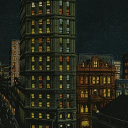 St. Paul Building, by Night...
