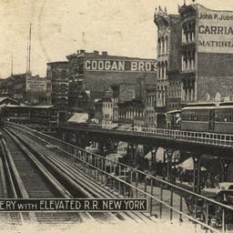 Bowery With Elevated R.R. N...