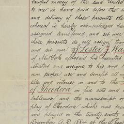 [Theatical contract for The...