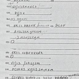 Eastern questionnaire, answ...