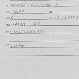 Eastern questionnaire, answ...