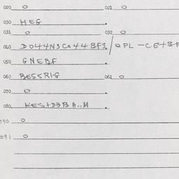 Western questionnaire, answ...