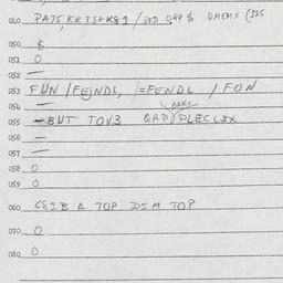 Eastern questionnaire, answ...