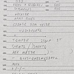 Eastern questionnaire, answ...
