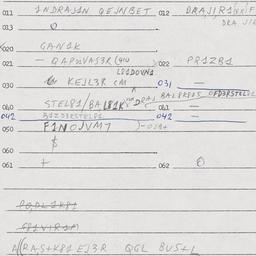 Eastern questionnaire, answ...