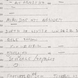 Eastern questionnaire, answ...