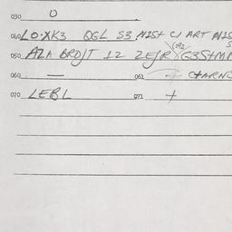Eastern questionnaire, answ...