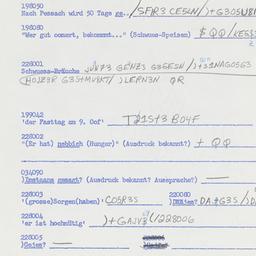 Western questionnaire, answ...