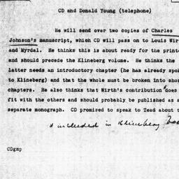 Memorandum from Charles Dol...