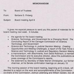 Board of Trustees - Sent to...