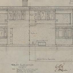 West elevation