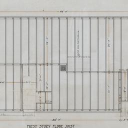 First floor joist plan