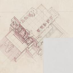 Isometric second floor view