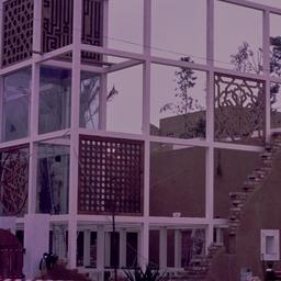 Construction view, exterior.