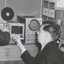 Ted Conant in an work room ...