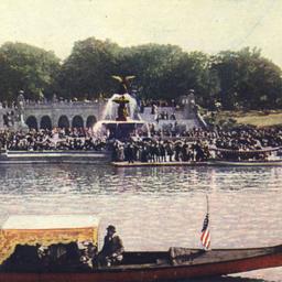 Lake Scene, Central Park, N.Y.