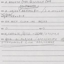 Eastern questionnaire, answ...