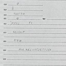 Eastern questionnaire, answ...