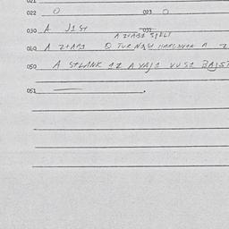 Eastern questionnaire, answ...
