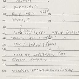 Eastern questionnaire, answ...
