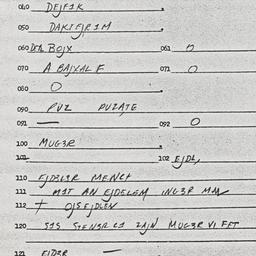 Eastern questionnaire, answ...