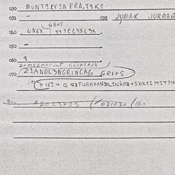 Eastern questionnaire, answ...