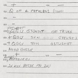 Eastern questionnaire, answ...