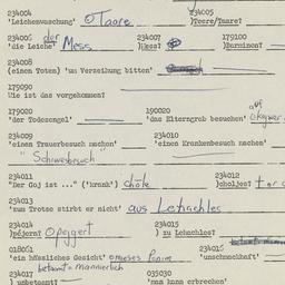 Western questionnaire, answ...