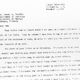 Letter from Sterling A. Bro...