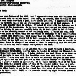 Letter from Samuel A. Stouf...