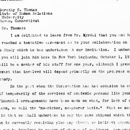 Letter from Frederick P. Ke...