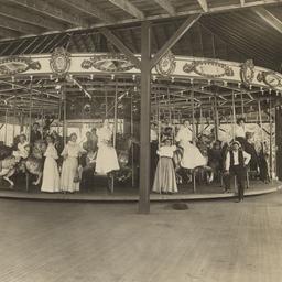 Carousel with W. F. Mangels...