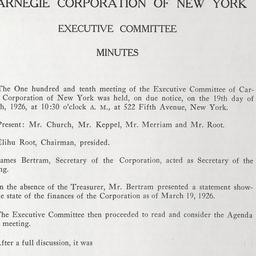 Executive Committee Meeting