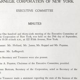 Executive Committee Meeting