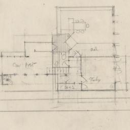 Suburban house: Floor plan