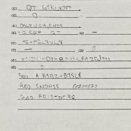 Eastern questionnaire, answ...