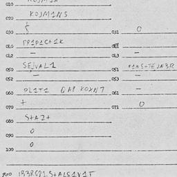 Eastern questionnaire, answ...