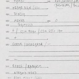 Eastern questionnaire, answ...