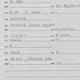 Eastern questionnaire, answ...