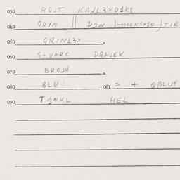 Eastern questionnaire, answ...