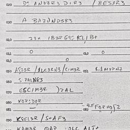 Eastern questionnaire, answ...