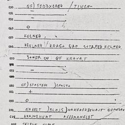 Eastern questionnaire, answ...