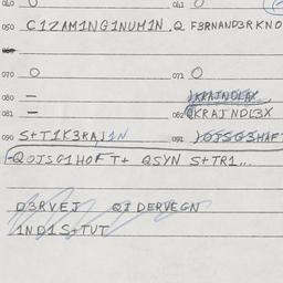 Eastern questionnaire, answ...