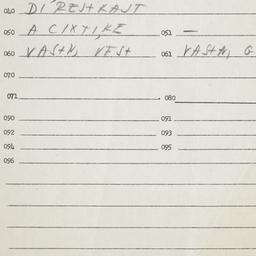 Eastern questionnaire, answ...