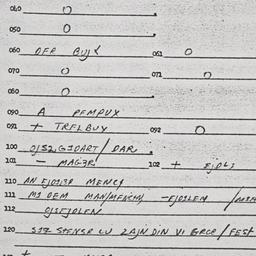 Eastern questionnaire, answ...