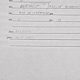 Eastern questionnaire, answ...