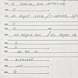 Eastern questionnaire, answ...