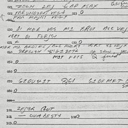 Eastern questionnaire, answ...