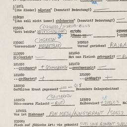 Western questionnaire, answ...