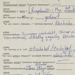 Western questionnaire, answ...